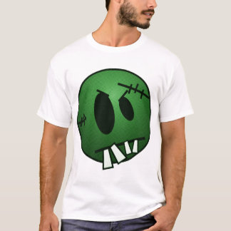 T-SHIRT VISAGE DE ZOMBIECON - VERT