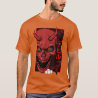 Visage démon japonais Diable crâne oni harajuku a