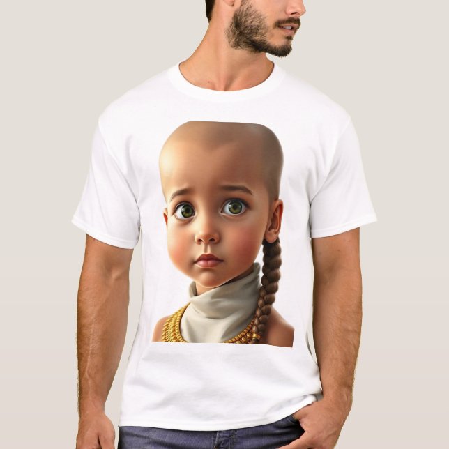 T-shirt Visage d'enfant noble égyptien (Devant)