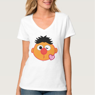 T-shirt Visage d'Ernie lançant un baiser