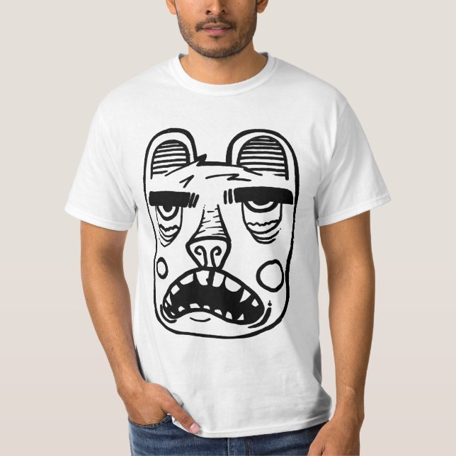 T-shirt Visage d'ours (Devant)