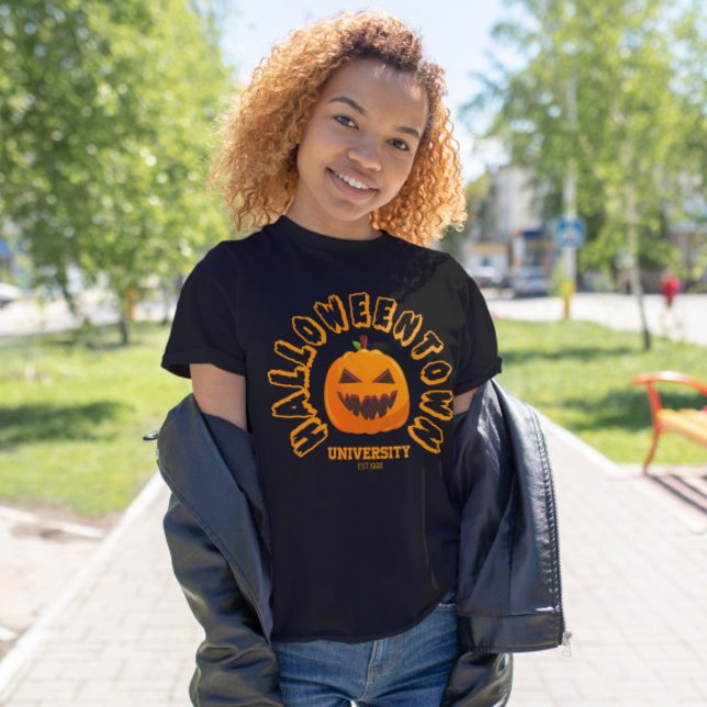 T-shirt Visage du Citrouille de l'université de Halloween (Créateur téléchargé)