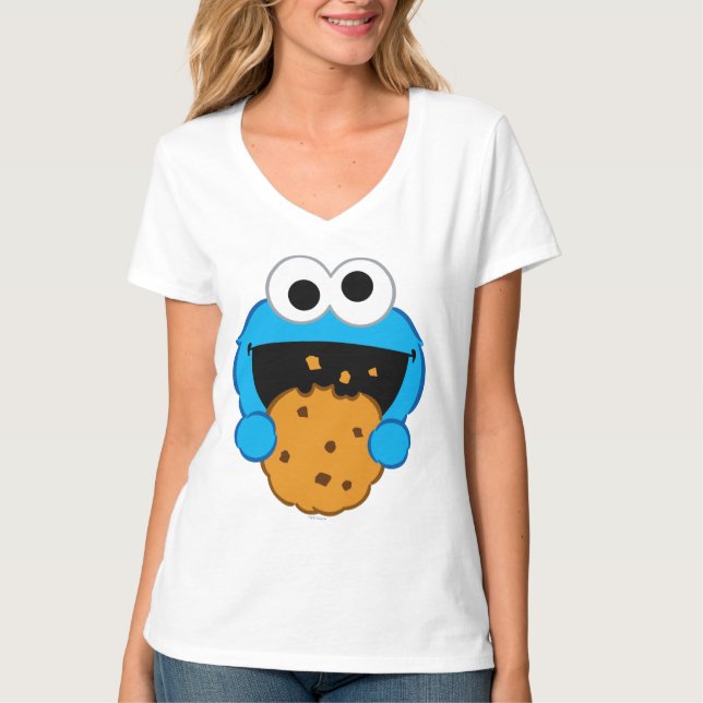 T-shirt Visage du cookie (Devant)