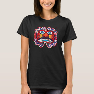 T-shirt Visage du dieu solaire aztèque maya