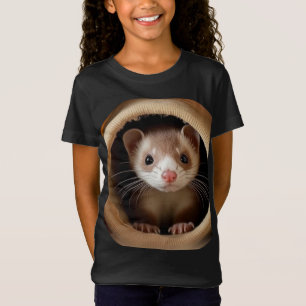 T-Shirt Visage du Ferret de bébé - Ferrets mignons