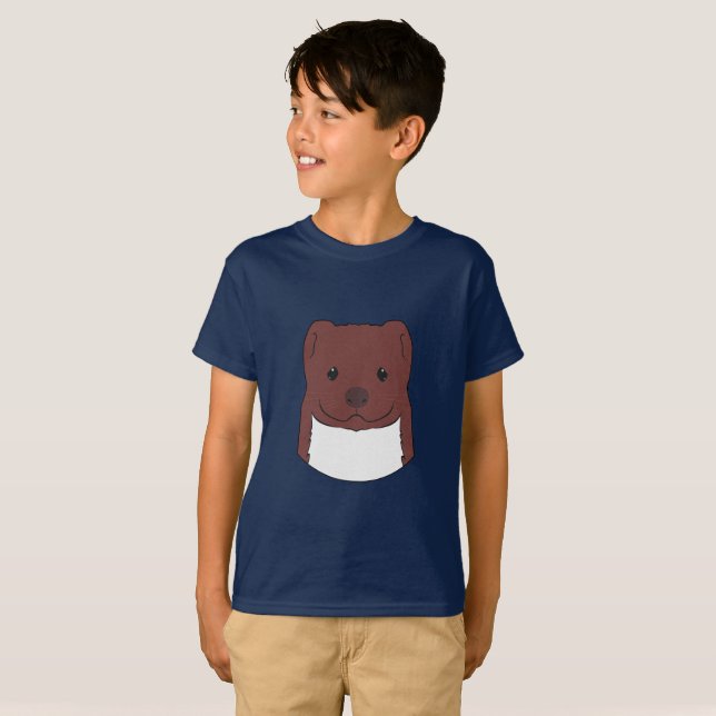 T-shirt Visage du fuseau (Devant entier)