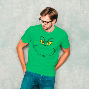 T-shirt Visage du Grinch qui a volé Noël