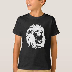 T-shirt Visage du lion rugissant