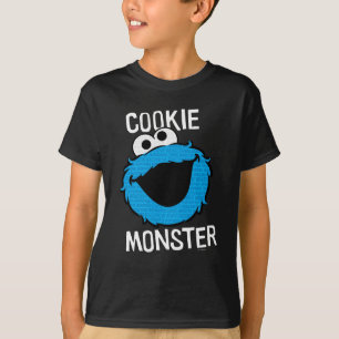 T-shirt Visage du Motif du monstre de cookies