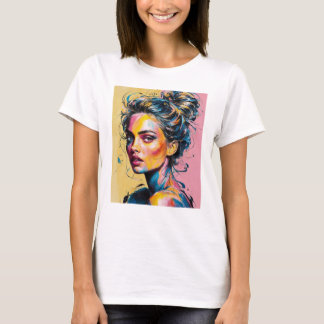 T-shirt Visage dynamique