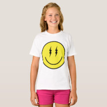 Visage Émoticône Jaune Éclair Emoji Yeux