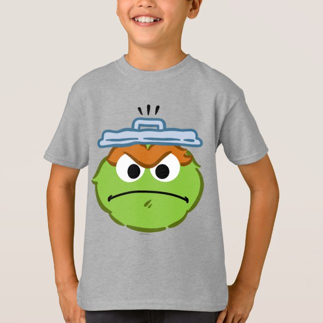 T-shirt Visage en colère d'Oscar (Devant)