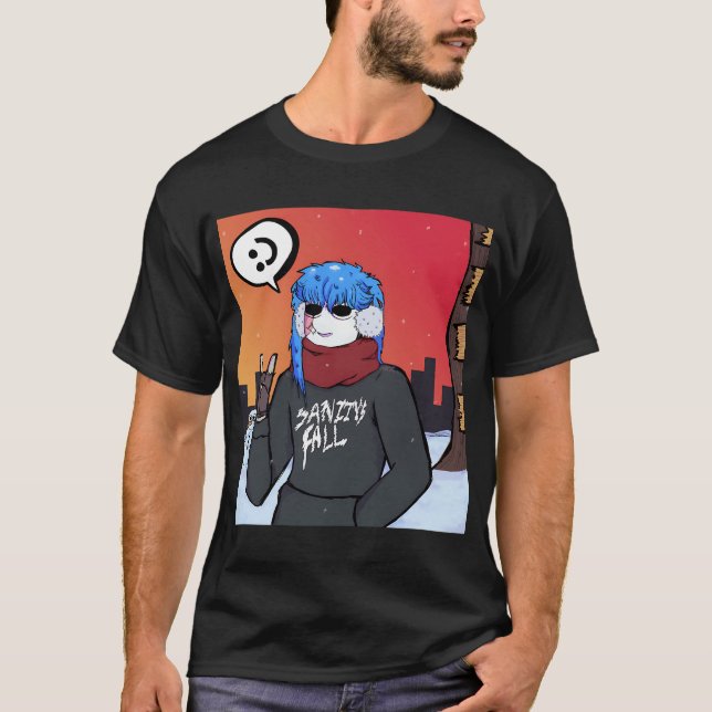 T-shirt Visage enneigé ! :) (Devant)