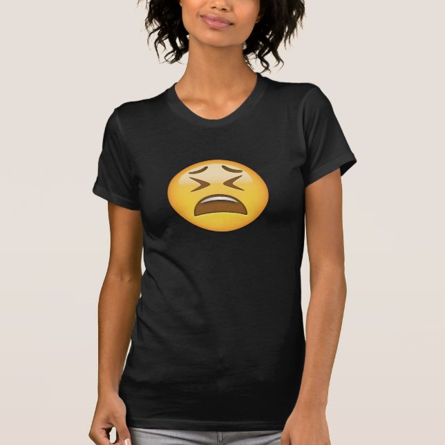 T-shirt Visage fatigué Emoji (Devant)