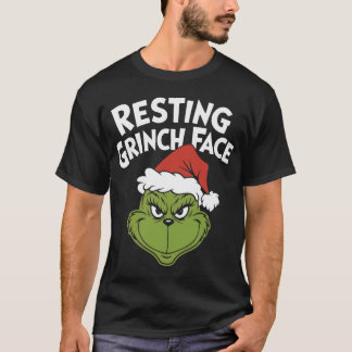 T-shirt Visage G au repos Noël drôle Sarcastique Vacances 