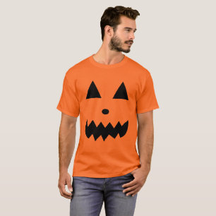 T-shirt Visage Halloween de citrouille