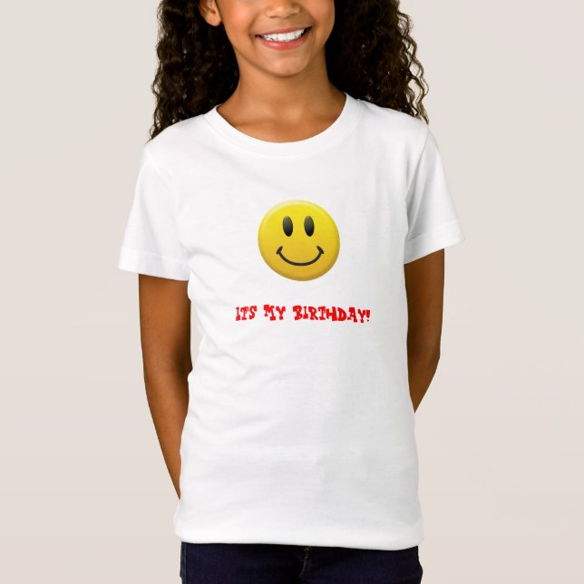 T-Shirt Visage heureux (Devant)