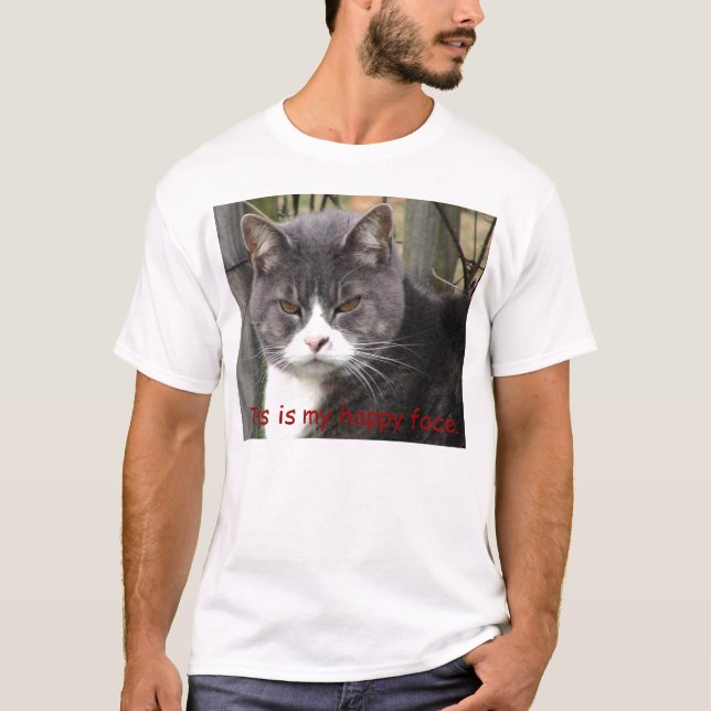 T-shirt Visage heureux (Devant)