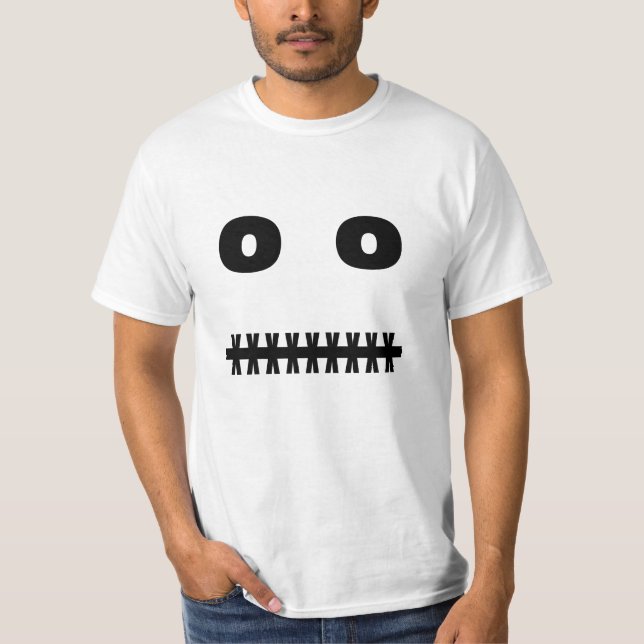 T-shirt Visage heureux. (Devant)