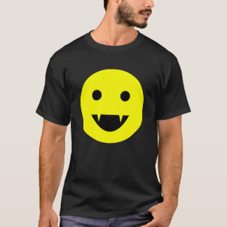 T-shirt visage heureux de vampire
