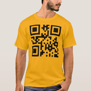 T-shirt Visage heureux Emoji de sourire de ☺ -- Code de QR