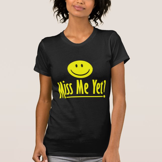 T-shirt Visage heureux : Mlle Me Yet ? (Devant)