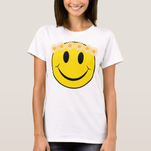 T-shirt Visage hippie heureux