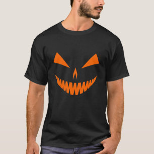 T-shirt Visage I du feu follet, orange