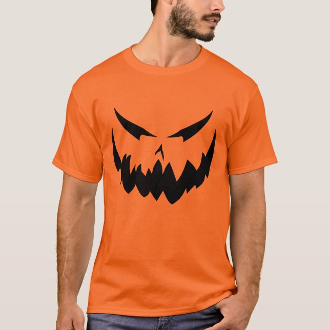 T-shirt Visage II du feu follet, noir (Devant)