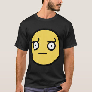 T-shirt Visage impressionnant de désapprobation