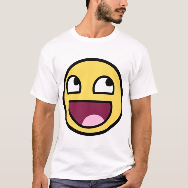 T-shirt visage impressionnant de visage impressionnant (Devant)