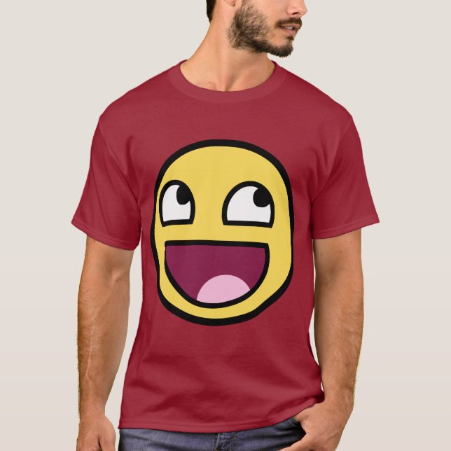 T-shirt visage impressionnant de visage impressionnant (Devant)