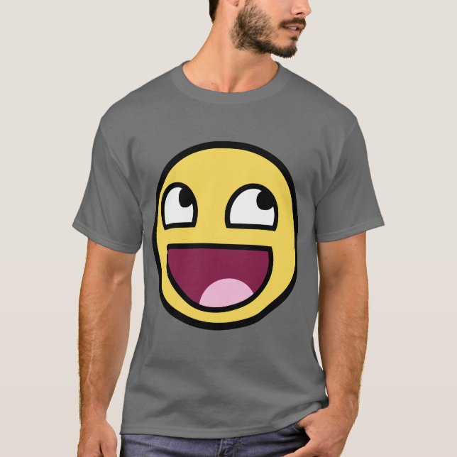 T-shirt visage impressionnant de visage impressionnant (Devant)