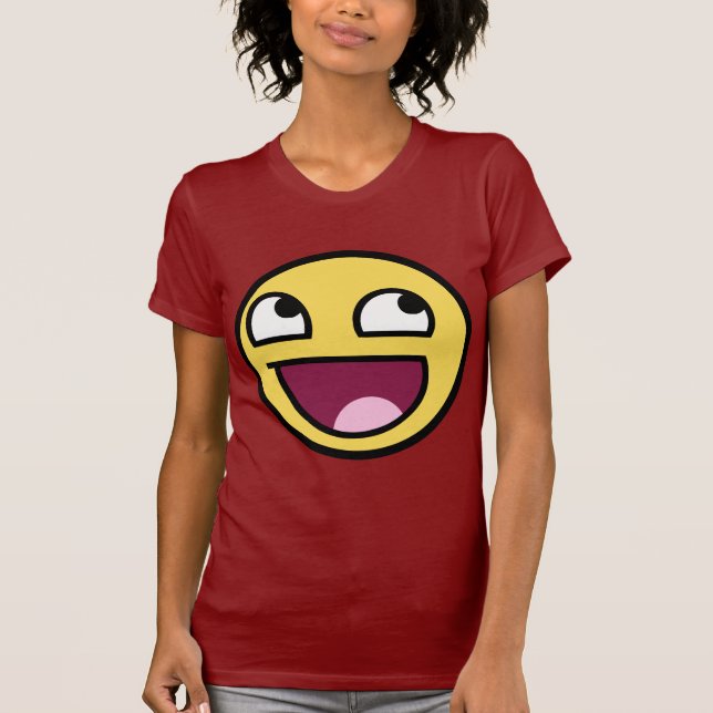 T-shirt visage impressionnant de visage impressionnant (Devant)