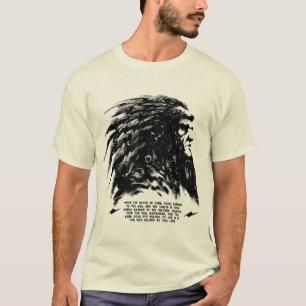 T-shirt Visage indien
