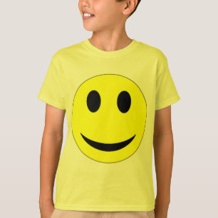 T-shirt Visage jaune original