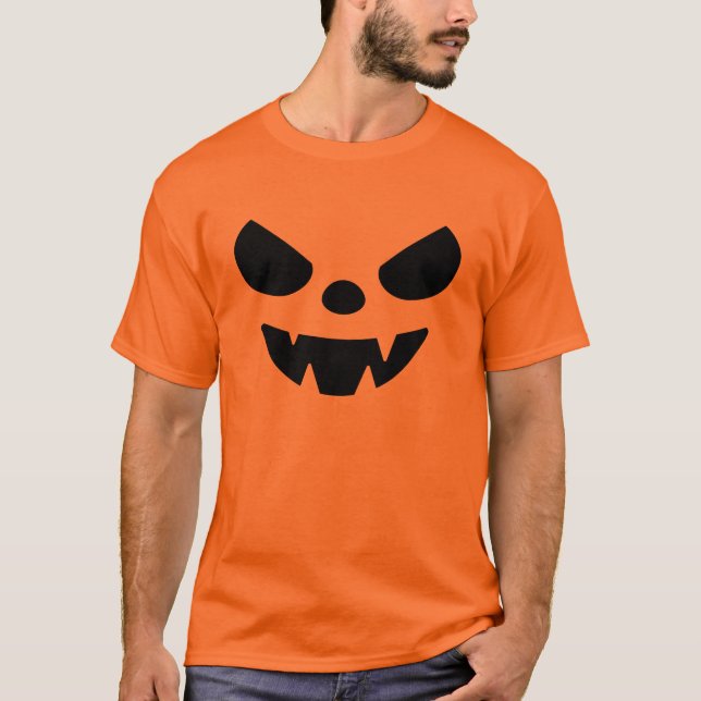 T-shirt Visage marrant Jack-o'lanterne (Devant)