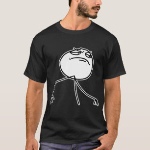 T-shirt Visage Meme de rage de Yea de F