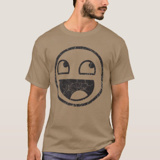 T-shirt visage Mème Emo y2k ami
