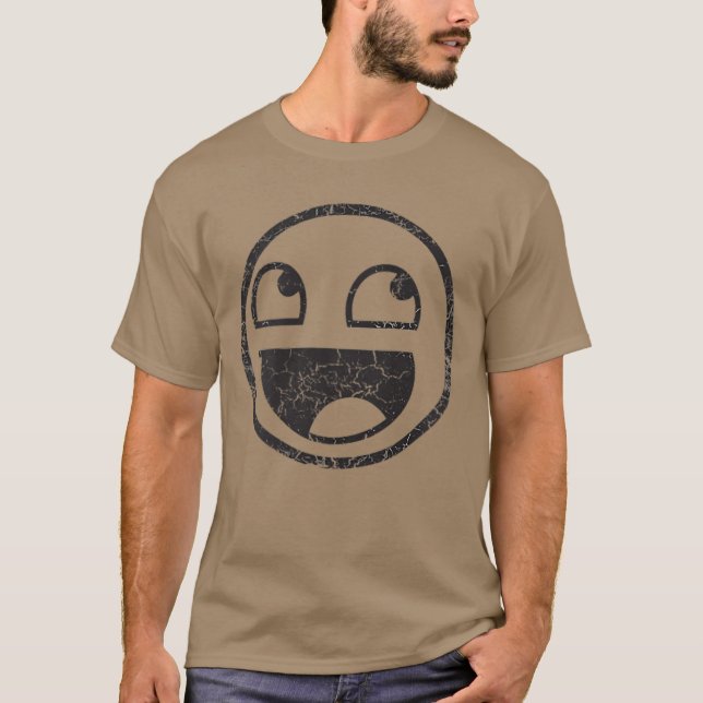 T-shirt visage Mème Emo y2k ami (Devant)