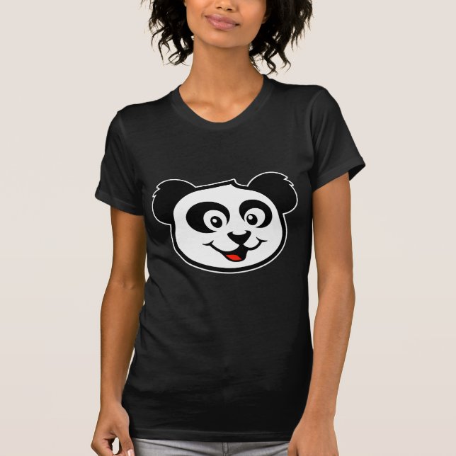 T-shirt Visage mignon de panda (Devant)