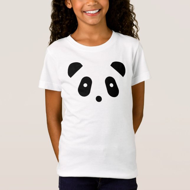 T-Shirt Visage mignon de panda de ~ de Kawaii (Devant)