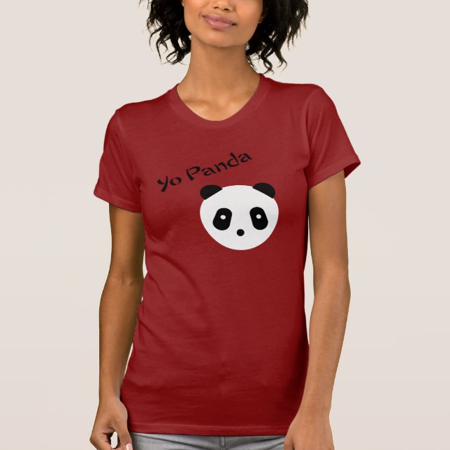 T-shirt Visage mignon de panda de ~ de Kawaii (Devant)