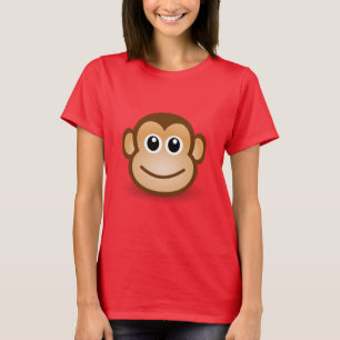 T-shirt Visage mignon de singe