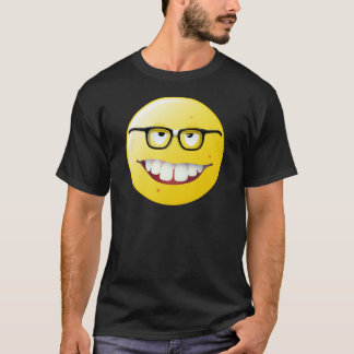 T-shirt Visage nerd