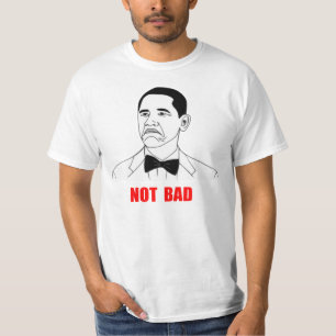 T-shirt Visage non mauvais Meme de rage de Barack Obama