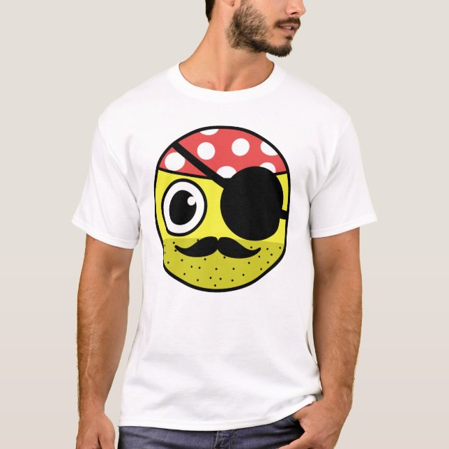 T-shirt Visage pirate (Devant)