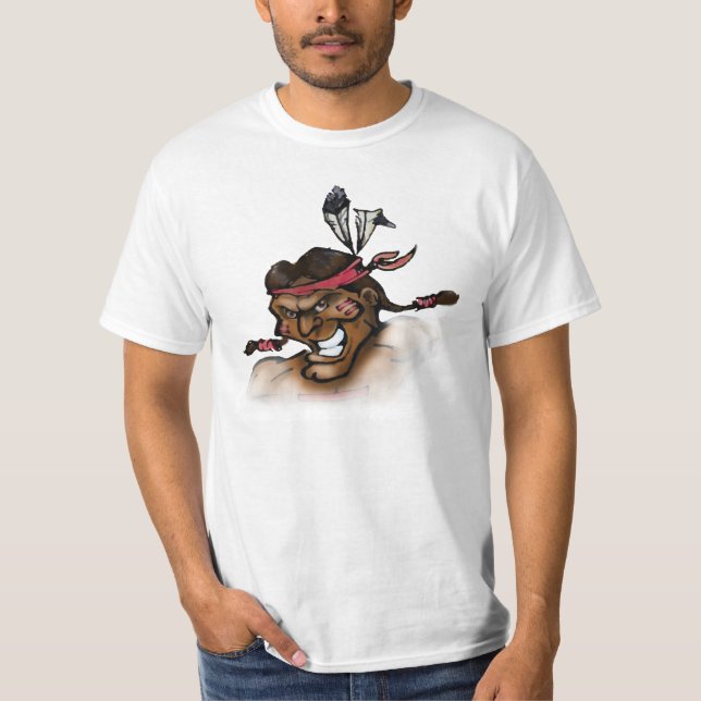 T-shirt Visage principal indien (Devant)