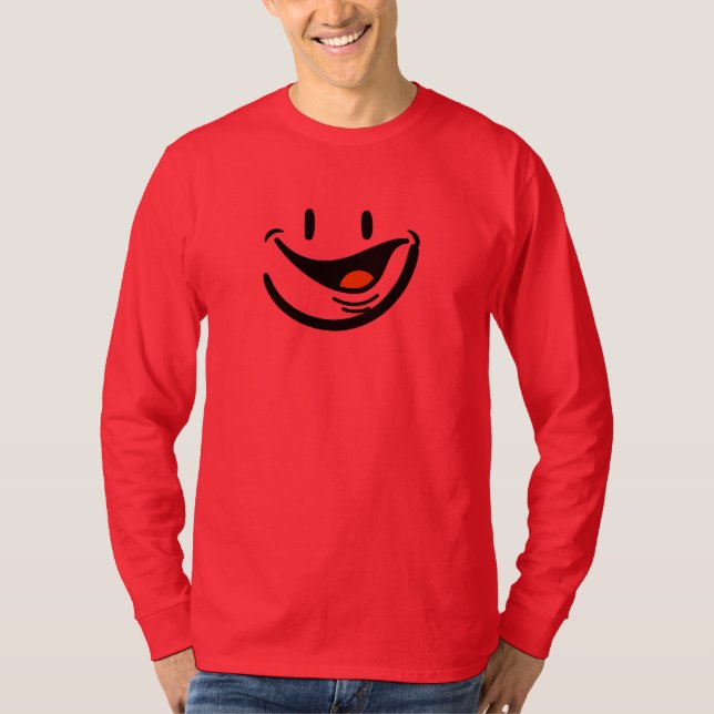 T-shirt visage souriant (Devant)