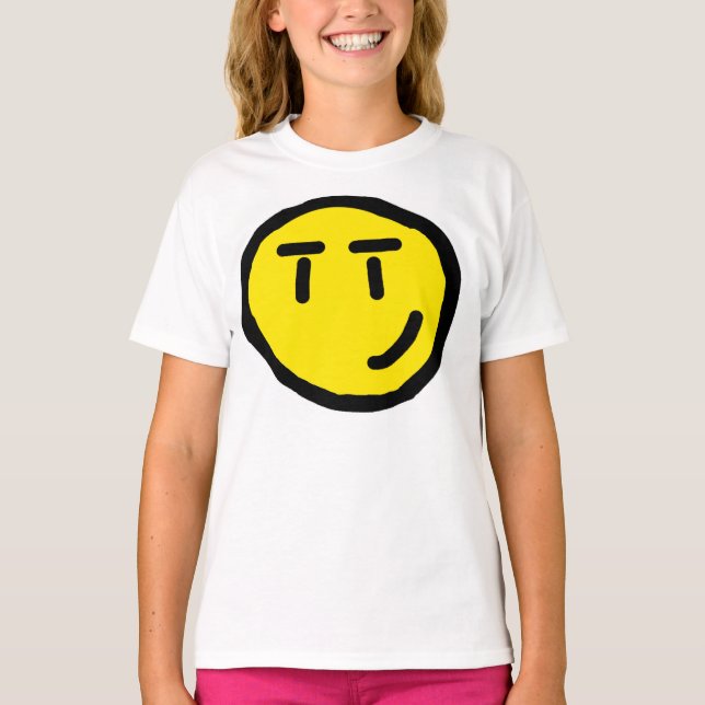T-shirt visage souriant (Devant)